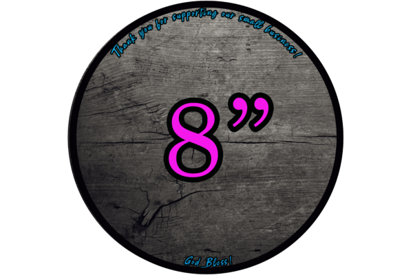 8” Custom Labels – Go Big for Maximum Visibility & Impact!
